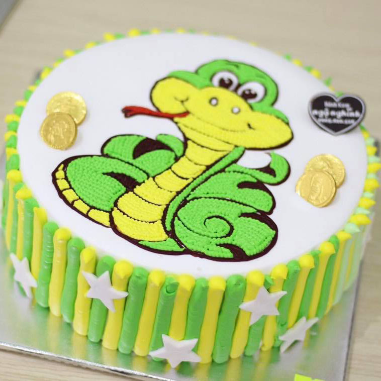 TOP 10 Mẫu bánh sinh nhật hình con rắn ĐẸP  DỄ THƯƠNG cho bạn tuổi TỴ
